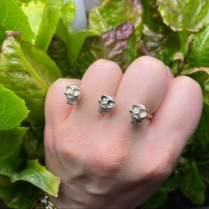 Two Finger Monkey Skull Ring